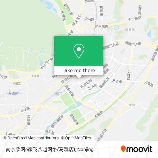 南京欣网e家飞八越网络(马群店) map