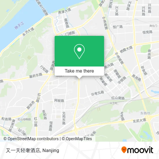 又一天轻奢酒店 map