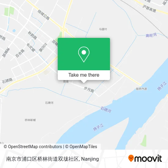 南京市浦口区桥林街道双垅社区 map