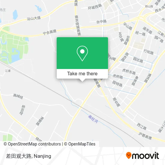 差田观大路 map