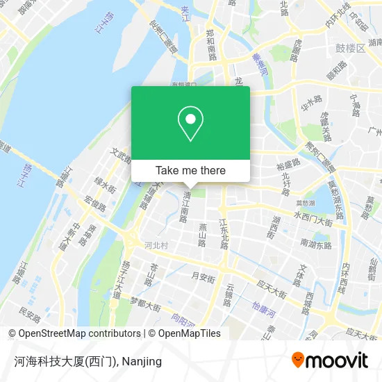 河海科技大厦(西门) map