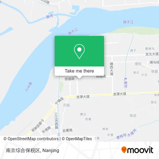 南京综合保税区 map