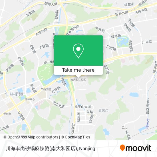 川海丰尚砂锅麻辣烫(南大和园店) map