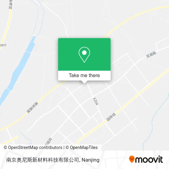 南京奥尼斯新材料科技有限公司 map