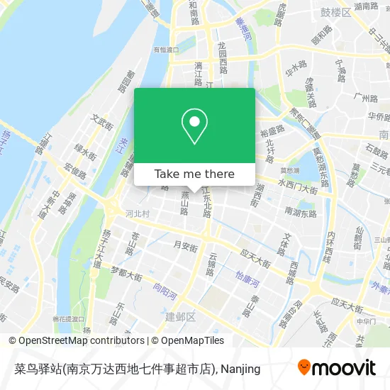 菜鸟驿站(南京万达西地七件事超市店) map