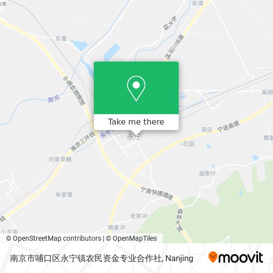 南京市哺口区永宁镇农民资金专业合作社 map