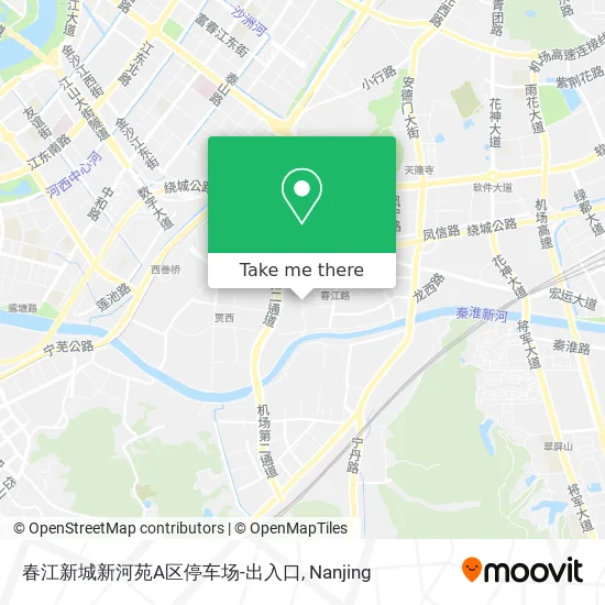 春江新城新河苑A区停车场-出入口 map