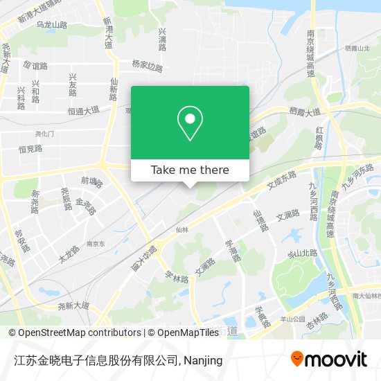 江苏金晓电子信息股份有限公司 map