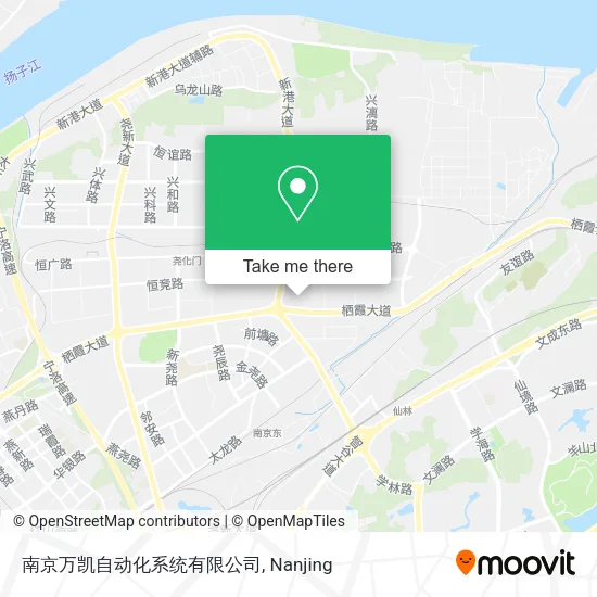 南京万凯自动化系统有限公司 map