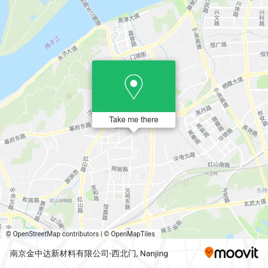南京金中达新材料有限公司-西北门 map