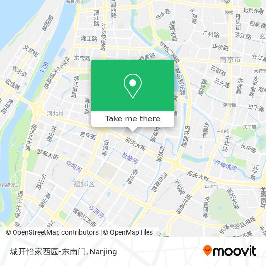城开怡家西园-东南门 map