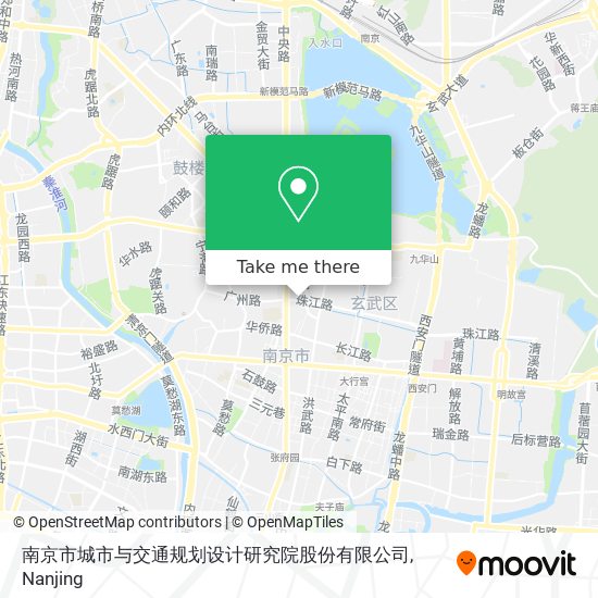 南京市城市与交通规划设计研究院股份有限公司 map