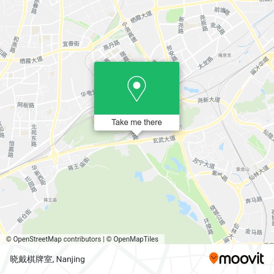 晓戴棋牌室 map