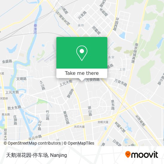 天鹅湖花园-停车场 map