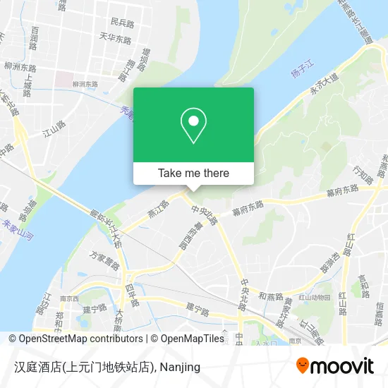 汉庭酒店(上元门地铁站店) map