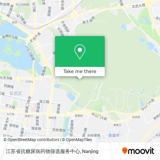 江苏省抗糖尿病药物筛选服务中心 map