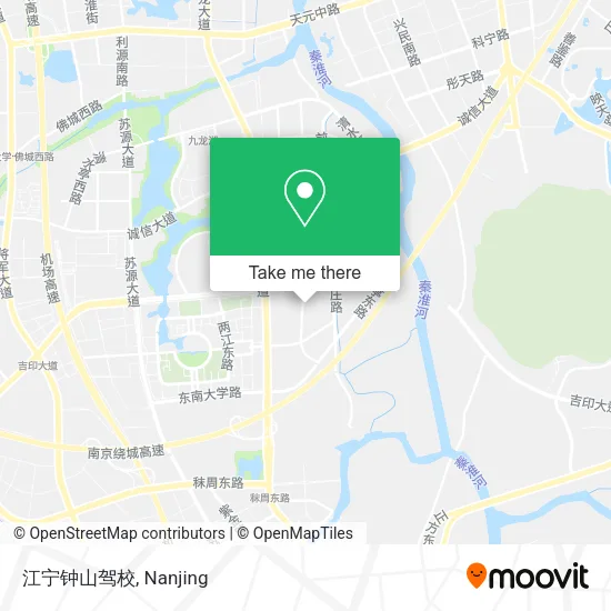 江宁钟山驾校 map