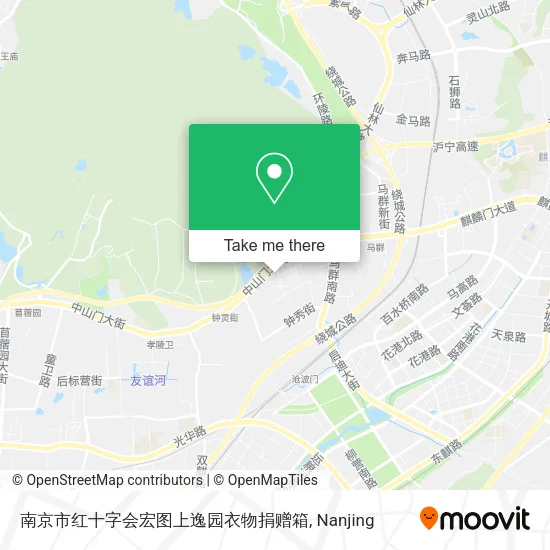 南京市红十字会宏图上逸园衣物捐赠箱 map