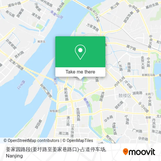 姜家园路段(姜圩路至姜家巷路口)-占道停车场 map