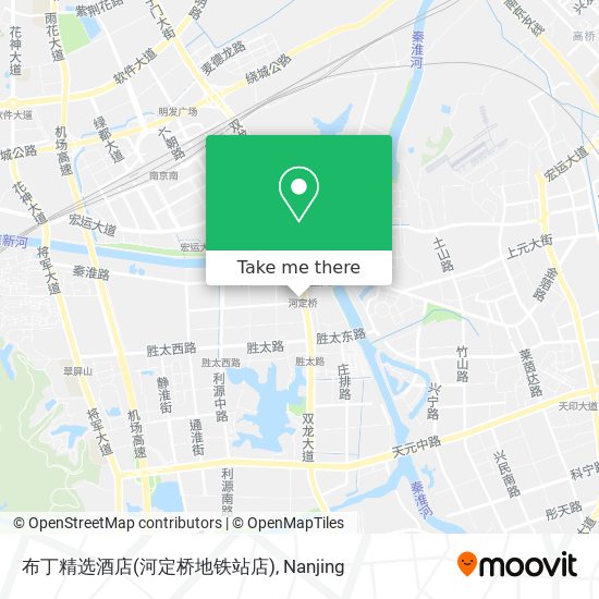 布丁精选酒店(河定桥地铁站店) map