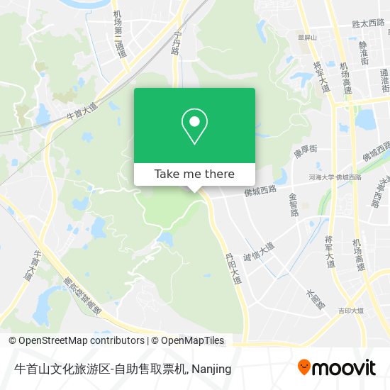牛首山文化旅游区-自助售取票机 map