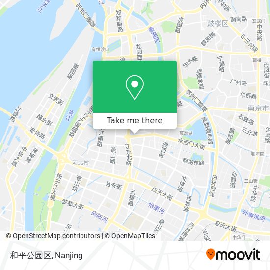 和平公园区 map