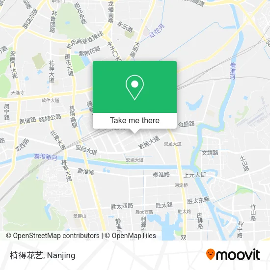 植得花艺 map