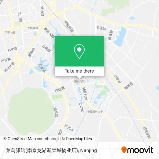 菜鸟驿站(南京龙湖新壹城物业店) map