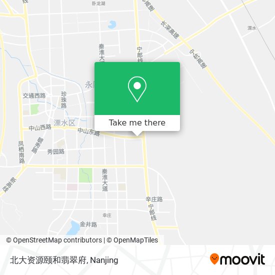 北大资源颐和翡翠府 map