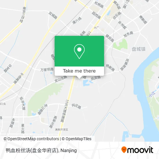 鸭血粉丝汤(盘金华府店) map