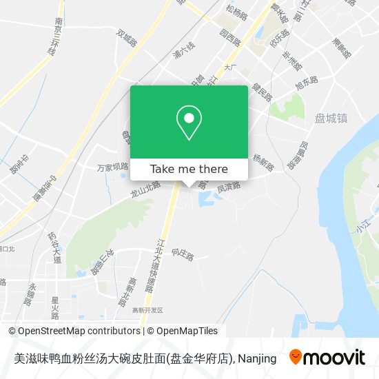 美滋味鸭血粉丝汤大碗皮肚面(盘金华府店) map