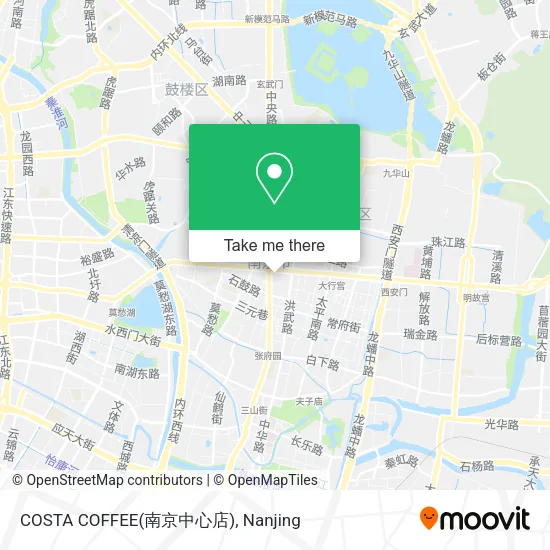 COSTA COFFEE(南京中心店) map