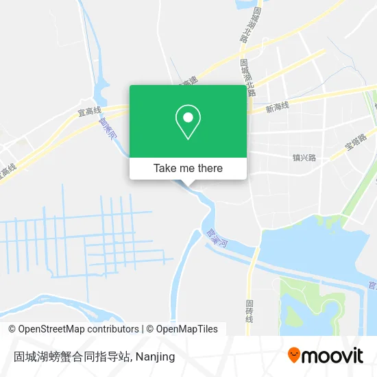 固城湖螃蟹合同指导站 map