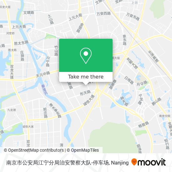 南京市公安局江宁分局治安警察大队-停车场 map