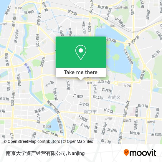 南京大学资产经营有限公司 map
