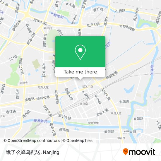 饿了么蜂鸟配送 map