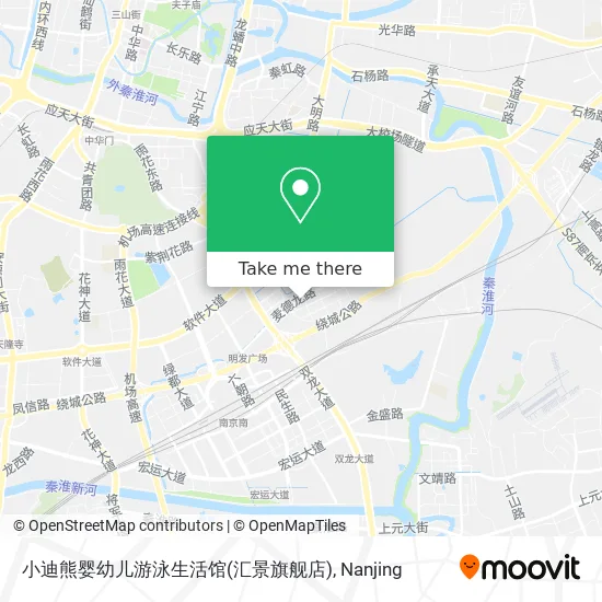 小迪熊婴幼儿游泳生活馆(汇景旗舰店) map