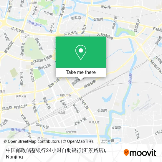 中国邮政储蓄银行24小时自助银行(汇景路店) map