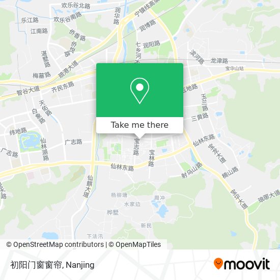初阳门窗窗帘 map