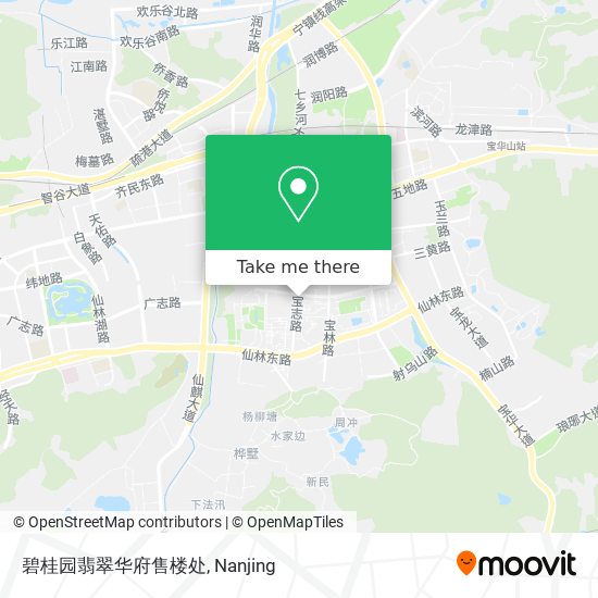 碧桂园翡翠华府售楼处 map