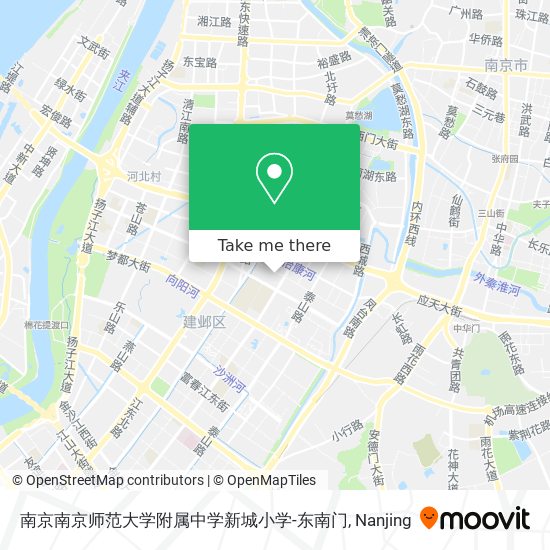 南京南京师范大学附属中学新城小学-东南门 map