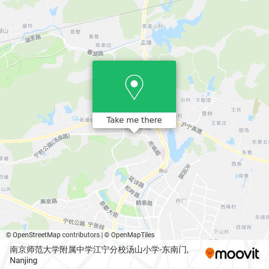 南京师范大学附属中学江宁分校汤山小学-东南门 map