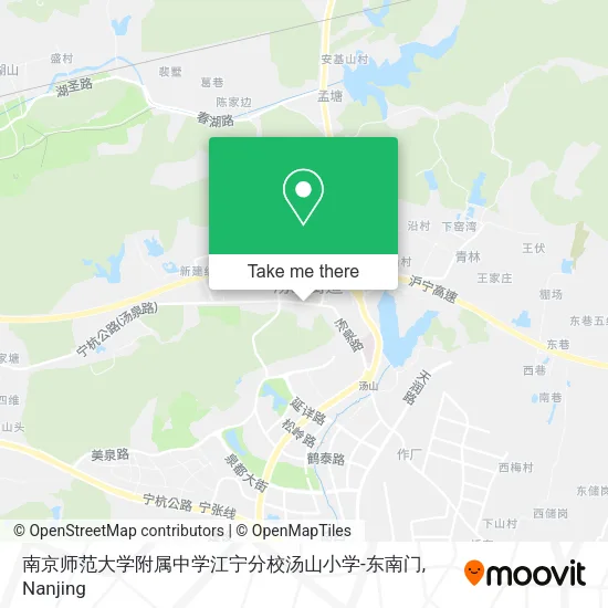 南京师范大学附属中学江宁分校汤山小学-东南门 map
