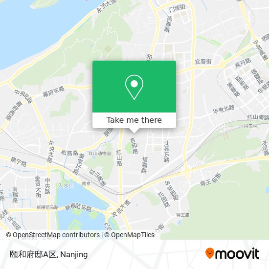 颐和府邸A区 map