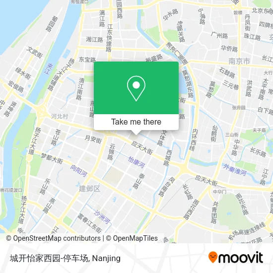 城开怡家西园-停车场 map