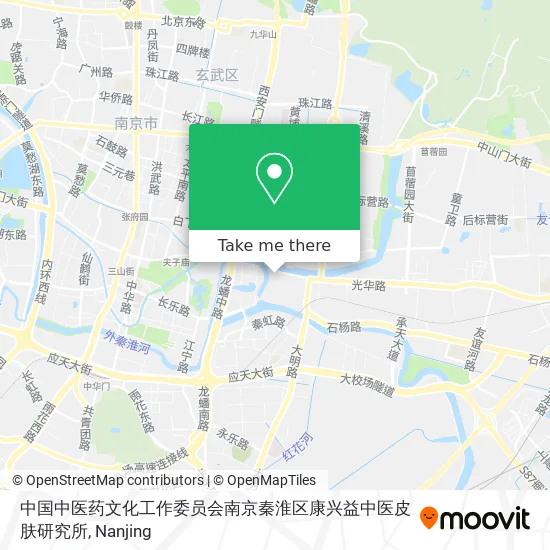 中国中医药文化工作委员会南京秦淮区康兴益中医皮肤研究所 map