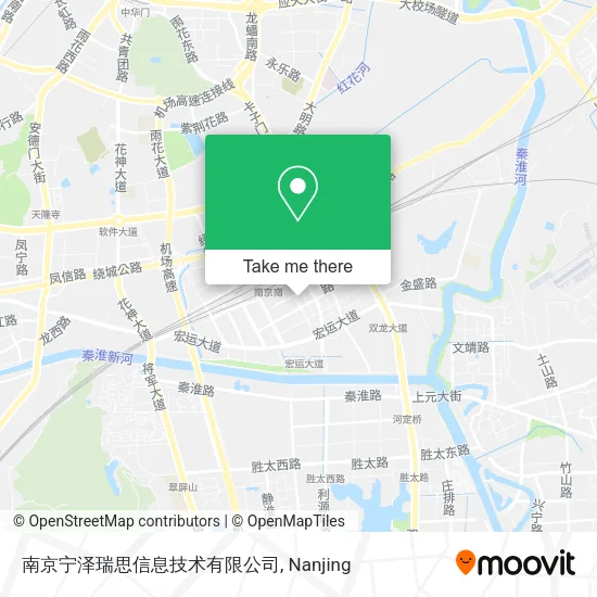 南京宁泽瑞思信息技术有限公司 map