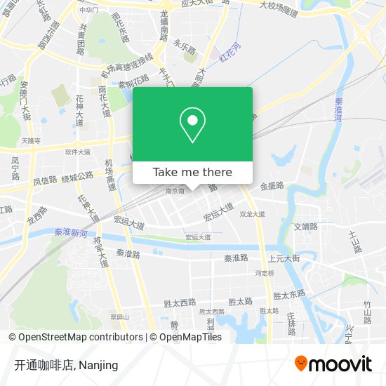 开通咖啡店 map