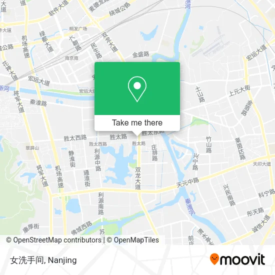 女洗手间 map