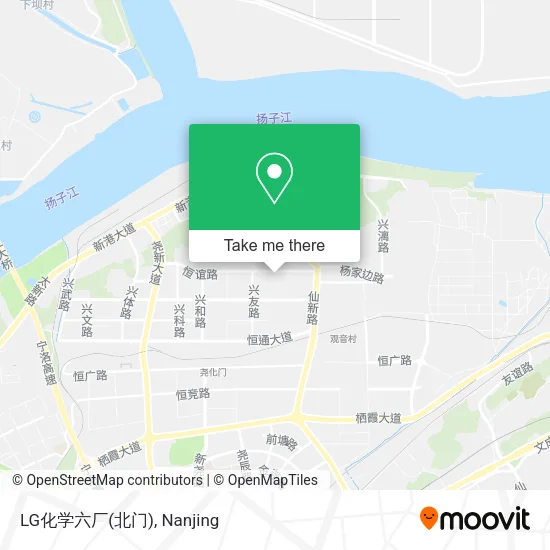 LG化学六厂(北门) map